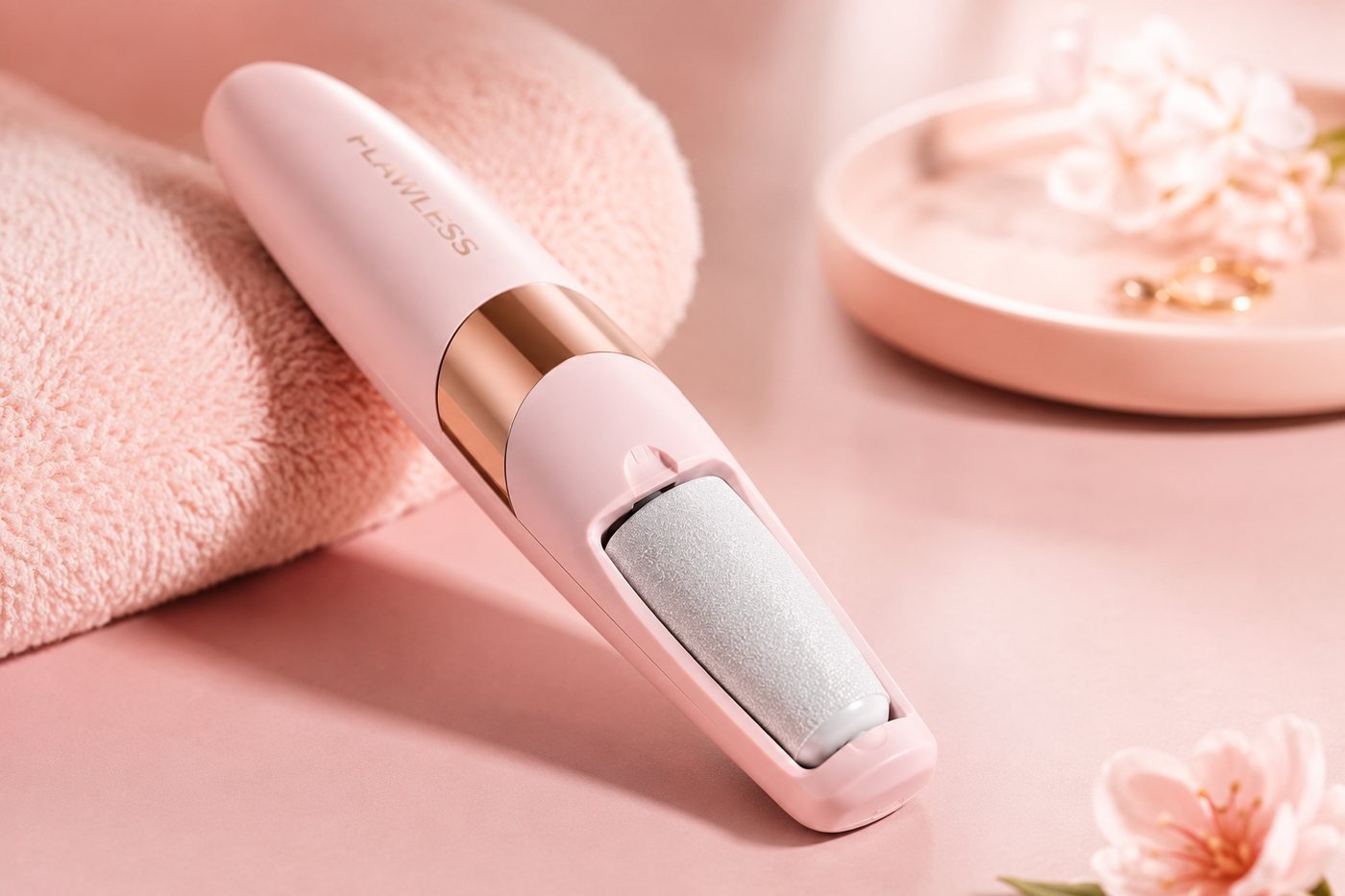 Esfoliante de Pés Recarregável — momento de cuidado diário