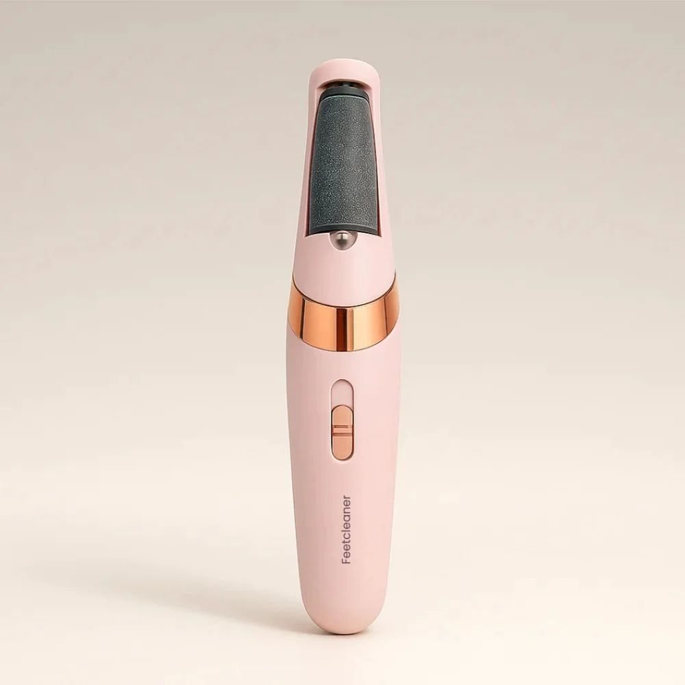 Esfoliante de Pés Recarregável — design compacto